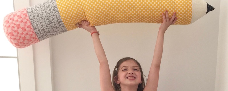 Sew a Softie Day-Giant Pencil Pillow